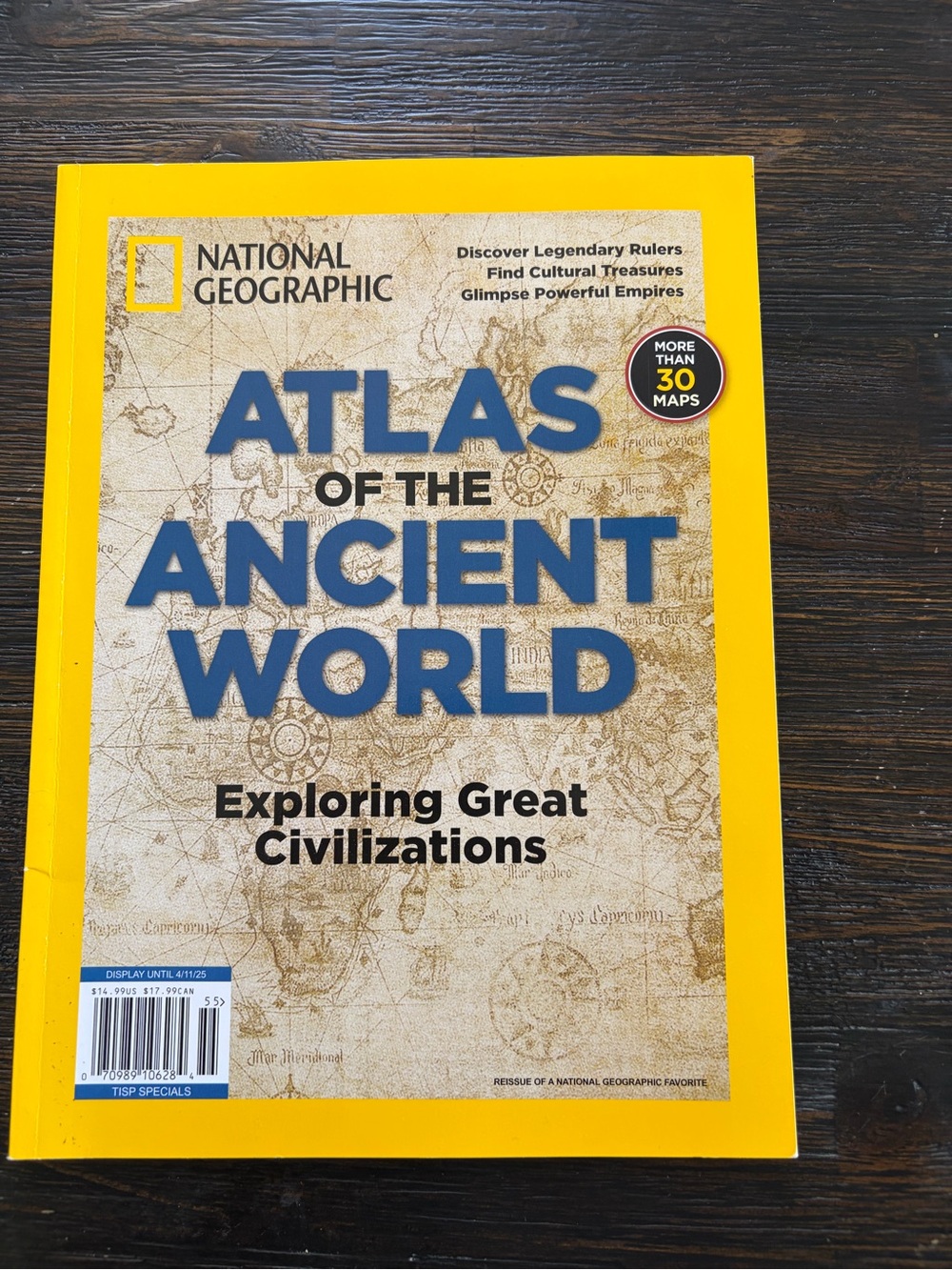 National Geographic Atlas of the Ancient World Exploring Great Civilizations